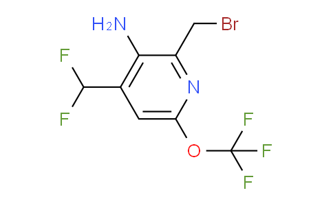 AM35066 | 1804391-72-7 | 3-Amino-2-(bromomethyl)-4-(difluoromethyl)-6-(trifluoromethoxy)pyridine
