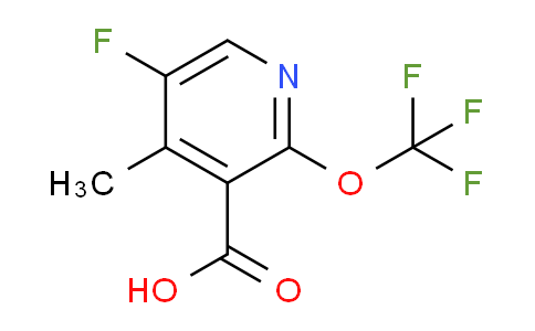 AM35070 | 1804781-67-6 | 5-Fluoro-4-methyl-2-(trifluoromethoxy)pyridine-3-carboxylic acid