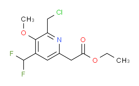 AM35080 | 1805556-96-0 | Ethyl 2-(chloromethyl)-4-(difluoromethyl)-3-methoxypyridine-6-acetate
