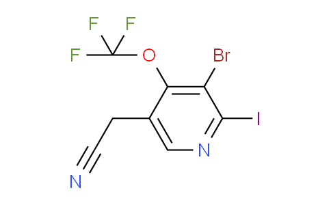 AM35082 | 1803678-95-6 | 3-Bromo-2-iodo-4-(trifluoromethoxy)pyridine-5-acetonitrile