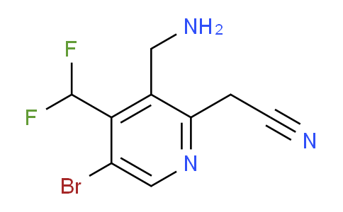 AM35119 | 1805037-95-9 | 3-(Aminomethyl)-5-bromo-4-(difluoromethyl)pyridine-2-acetonitrile