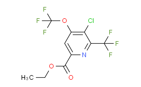 AM35132 | 1803649-84-4 | Ethyl 3-chloro-4-(trifluoromethoxy)-2-(trifluoromethyl)pyridine-6-carboxylate