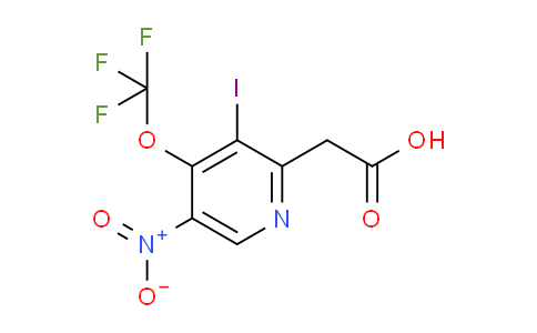 AM35139 | 1804350-35-3 | 3-Iodo-5-nitro-4-(trifluoromethoxy)pyridine-2-acetic acid