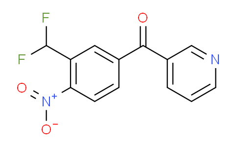 AM35151 | 1261682-72-7 | 3-(3-(Difluoromethyl)-4-nitrobenzoyl)pyridine