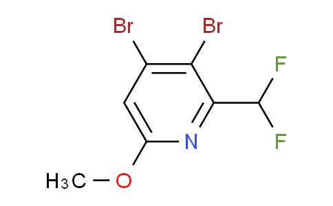 AM35181 | 1805316-65-7 | 3,4-Dibromo-2-(difluoromethyl)-6-methoxypyridine