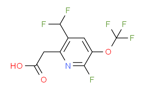 AM35185 | 1806739-51-4 | 5-(Difluoromethyl)-2-fluoro-3-(trifluoromethoxy)pyridine-6-acetic acid