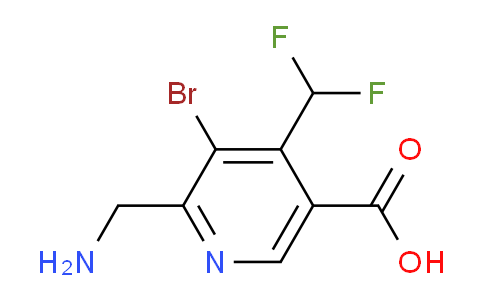 AM35186 | 1804667-24-0 | 2-(Aminomethyl)-3-bromo-4-(difluoromethyl)pyridine-5-carboxylic acid