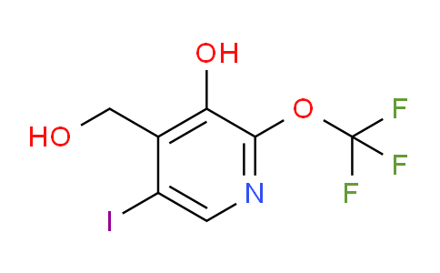 3-Hydroxy-5-iodo-2-(trifluoromethoxy)pyridine-4-methanol