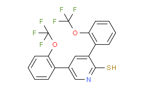 3,5-Bis(2-(trifluoromethoxy)phenyl)-2-mercaptopyridine