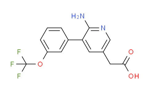 AM35213 | 1261651-39-1 | 2-Amino-3-(3-(trifluoromethoxy)phenyl)pyridine-5-acetic acid