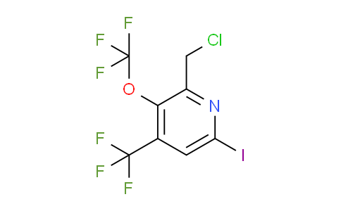 2-(Chloromethyl)-6-iodo-3-(trifluoromethoxy)-4-(trifluoromethyl)pyridine
