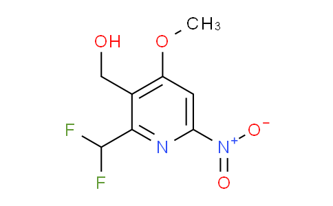 2-(Difluoromethyl)-4-methoxy-6-nitropyridine-3-methanol
