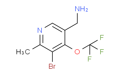 5-(Aminomethyl)-3-bromo-2-methyl-4-(trifluoromethoxy)pyridine