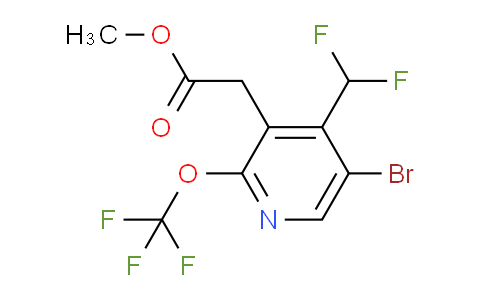 AM35221 | 1803914-14-8 | Methyl 5-bromo-4-(difluoromethyl)-2-(trifluoromethoxy)pyridine-3-acetate