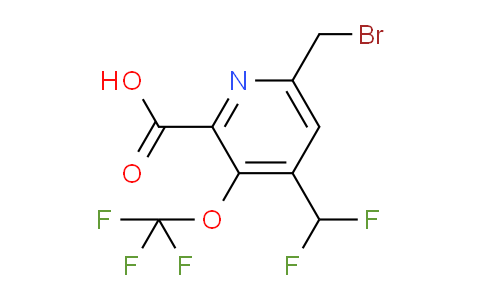 AM35257 | 1806778-14-2 | 6-(Bromomethyl)-4-(difluoromethyl)-3-(trifluoromethoxy)pyridine-2-carboxylic acid