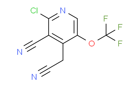 2-Chloro-3-cyano-5-(trifluoromethoxy)pyridine-4-acetonitrile