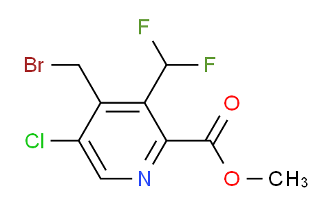 Methyl 4-(bromomethyl)-5-chloro-3-(difluoromethyl)pyridine-2-carboxylate