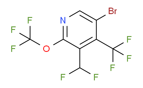 5-Bromo-3-(difluoromethyl)-2-(trifluoromethoxy)-4-(trifluoromethyl)pyridine