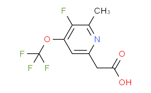 AM35281 | 1806723-24-9 | 3-Fluoro-2-methyl-4-(trifluoromethoxy)pyridine-6-acetic acid