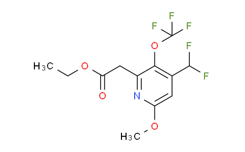 AM35285 | 1806257-96-4 | Ethyl 4-(difluoromethyl)-6-methoxy-3-(trifluoromethoxy)pyridine-2-acetate