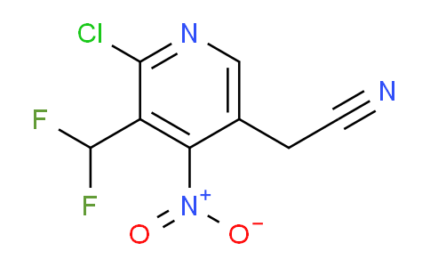 AM35298 | 1806896-16-1 | 2-Chloro-3-(difluoromethyl)-4-nitropyridine-5-acetonitrile