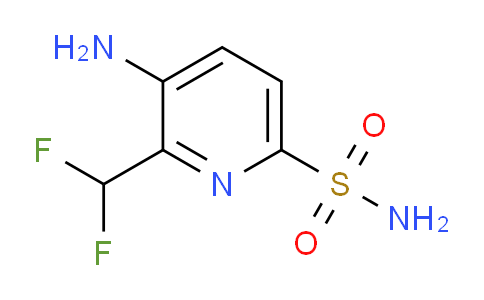 3-Amino-2-(difluoromethyl)pyridine-6-sulfonamide