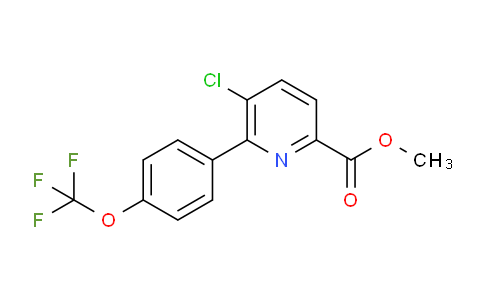 Methyl 5-chloro-6-(4-(trifluoromethoxy)phenyl)picolinate