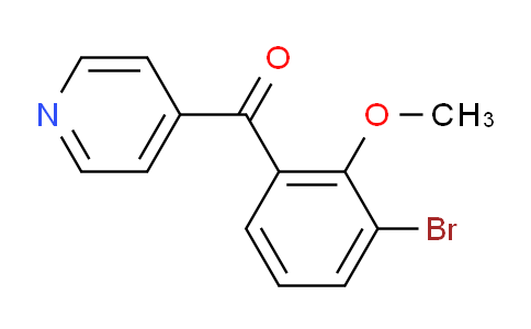4-(3-Bromo-2-methoxybenzoyl)pyridine