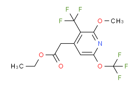 AM35325 | 1806746-05-3 | Ethyl 2-methoxy-6-(trifluoromethoxy)-3-(trifluoromethyl)pyridine-4-acetate