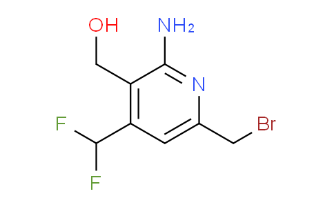 2-Amino-6-(bromomethyl)-4-(difluoromethyl)pyridine-3-methanol