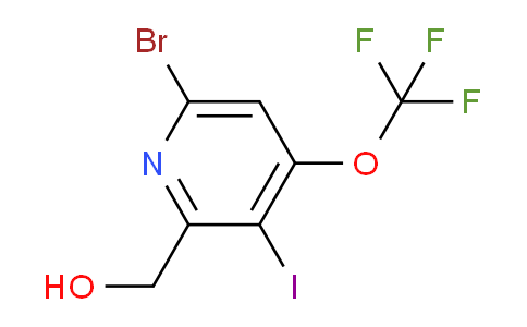 6-Bromo-3-iodo-4-(trifluoromethoxy)pyridine-2-methanol