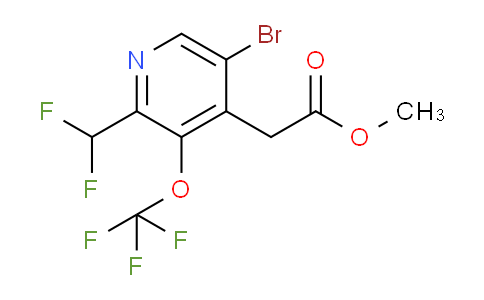 AM35339 | 1804550-93-3 | Methyl 5-bromo-2-(difluoromethyl)-3-(trifluoromethoxy)pyridine-4-acetate