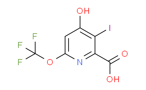 4-Hydroxy-3-iodo-6-(trifluoromethoxy)pyridine-2-carboxylic acid