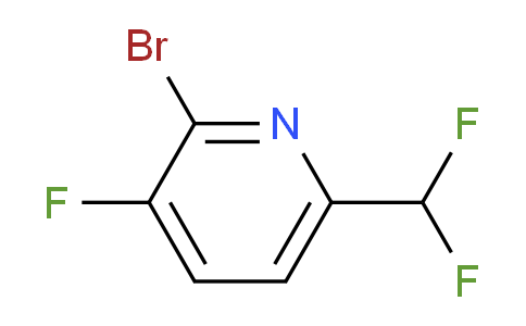 2-Bromo-6-(difluoromethyl)-3-fluoropyridine