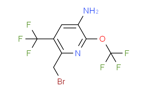 3-Amino-6-(bromomethyl)-2-(trifluoromethoxy)-5-(trifluoromethyl)pyridine