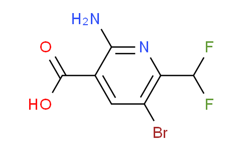2-Amino-5-bromo-6-(difluoromethyl)pyridine-3-carboxylic acid