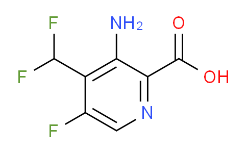 3-Amino-4-(difluoromethyl)-5-fluoropyridine-2-carboxylic acid