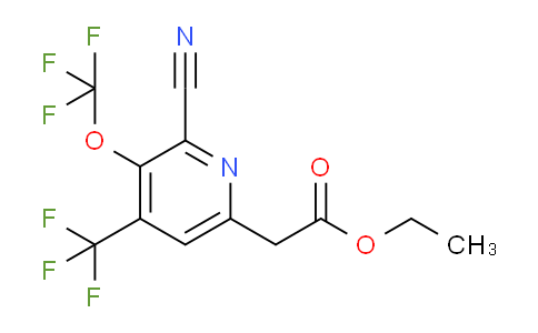 AM35385 | 1804300-06-8 | Ethyl 2-cyano-3-(trifluoromethoxy)-4-(trifluoromethyl)pyridine-6-acetate