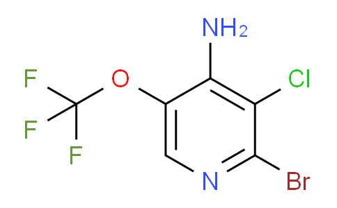 4-Amino-2-bromo-3-chloro-5-(trifluoromethoxy)pyridine