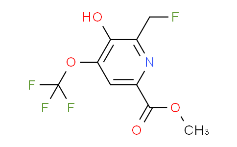 AM35390 | 1806743-89-4 | Methyl 2-(fluoromethyl)-3-hydroxy-4-(trifluoromethoxy)pyridine-6-carboxylate