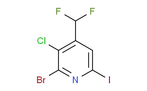AM35393 | 1805158-56-8 | 2-Bromo-3-chloro-4-(difluoromethyl)-6-iodopyridine