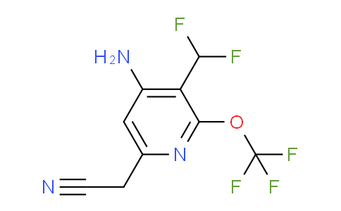 AM35397 | 1803950-73-3 | 4-Amino-3-(difluoromethyl)-2-(trifluoromethoxy)pyridine-6-acetonitrile