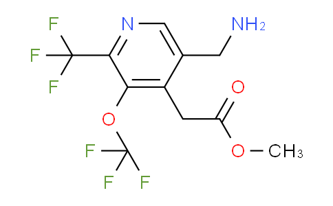 AM35406 | 1805095-06-0 | Methyl 5-(aminomethyl)-3-(trifluoromethoxy)-2-(trifluoromethyl)pyridine-4-acetate