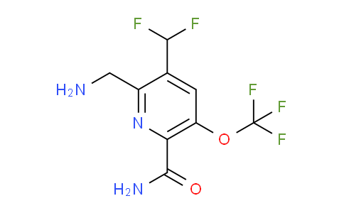 2-(Aminomethyl)-3-(difluoromethyl)-5-(trifluoromethoxy)pyridine-6-carboxamide