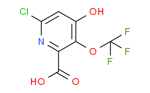 6-Chloro-4-hydroxy-3-(trifluoromethoxy)pyridine-2-carboxylic acid