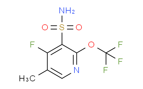 4-Fluoro-5-methyl-2-(trifluoromethoxy)pyridine-3-sulfonamide