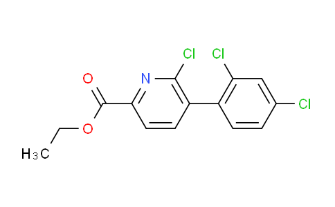 Ethyl 6-chloro-5-(2,4-dichlorophenyl)picolinate