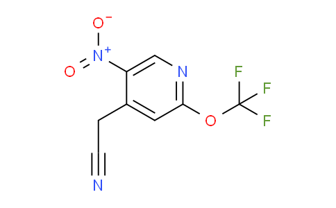 5-Nitro-2-(trifluoromethoxy)pyridine-4-acetonitrile