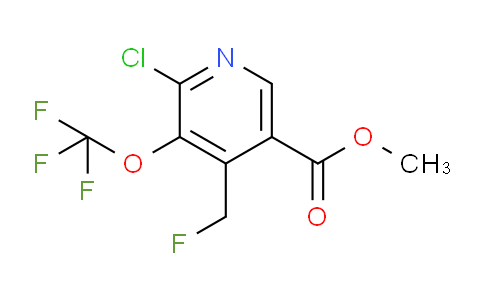 Methyl 2-chloro-4-(fluoromethyl)-3-(trifluoromethoxy)pyridine-5-carboxylate