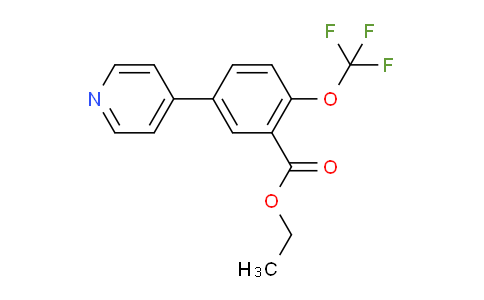 Ethyl 5-(pyridin-4-yl)-2-(trifluoromethoxy)benzoate